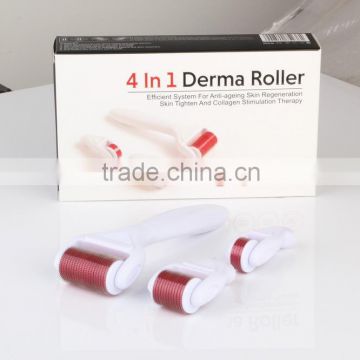 CE and RoHS korea Titanium 300&720 &1200 pins faciwouls skin care mezorollers good quality