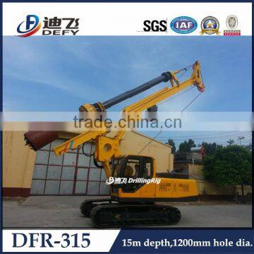 15m DFR-315 hydraulic static used pile driver for excavator machine FOR Sale