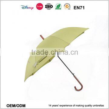 2016 High-grade white aluminium straight promotional umbrella