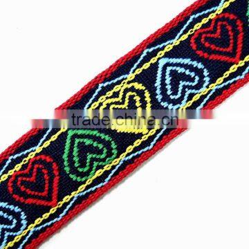 Jacquard Webbing Fabric ribbon strap gift decorative