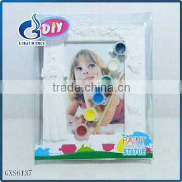 Kids Intelligent Diy Toy Unpainted Photo Frame Diy Ceramic Paint Kits photo-2