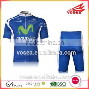 2014 Movistar Team Short Sleeve Jersey and Cooldry Bicycle Cycling