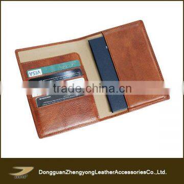 Popular High-grade Travel Genuine Leather Passport Wallet