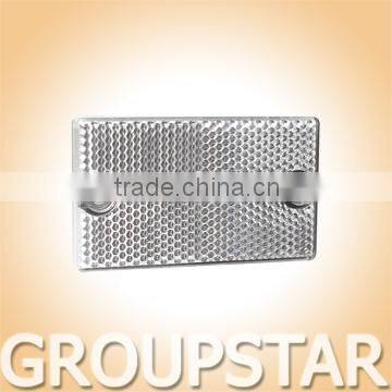 Rectangle High Quality Trailer PC White Reflectors With ADR