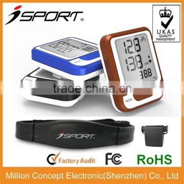 waterproof cycling odometer large LCD displa with heart rate monitor CE RoHs tested