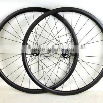 Dengfu mtb 29 inch wheels, 27mm wide full carbon mtb rims, carbon wheelset