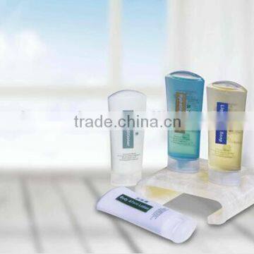30ml disposable hotel PVC bottle with braille for shampoo shower gel conditioner body lotion/empty bottles
