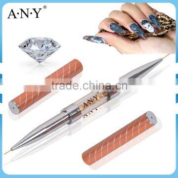 ANY Professional Nail Beauty Salon Using Rhinestone Double End Nail Art Brush Nail Brush Manufacturer