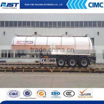 CIMC3-AXLES 31.5m3 Chemical Liquid Semi-trailer