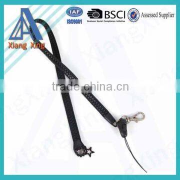 Hot selling cheap plastic zipper neck lanyard