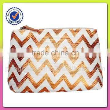 polyester with paper straw clutch bag manufacturer in china