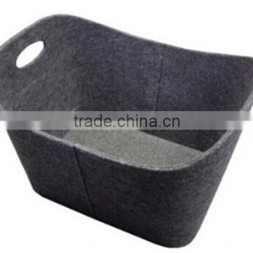 Classic Style Felt Basket Firewood Storage Bag Box