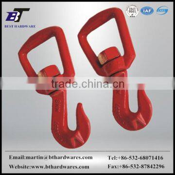 G70 QUENCHED AND TEMPERED ALLOY STEEL SWIVEL HOOK