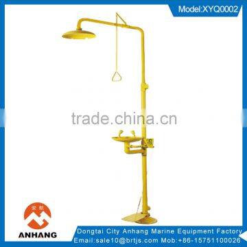 ABS coating Stand Combination emergency shower and eyewash