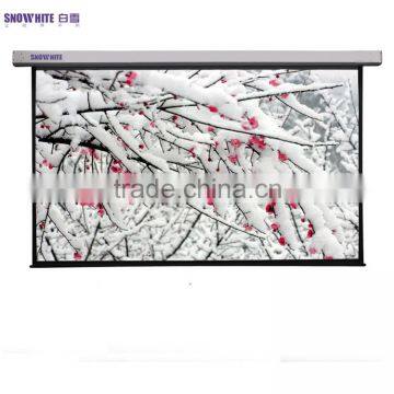 16:9 92" electric small theater screen for office usage