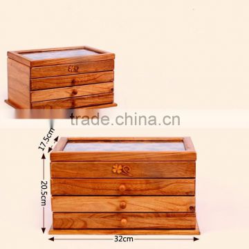 Stock Wholesale Wooden High Quality Ring Display Packaging Box