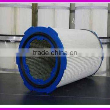 Spray coating line dust removal filter cartridge