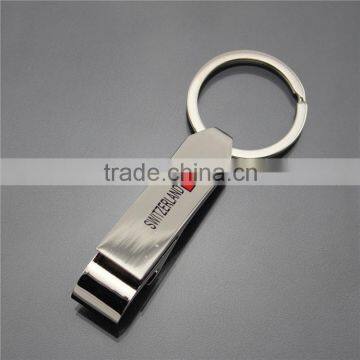 Metal keychain bottle opener for promotional gifts