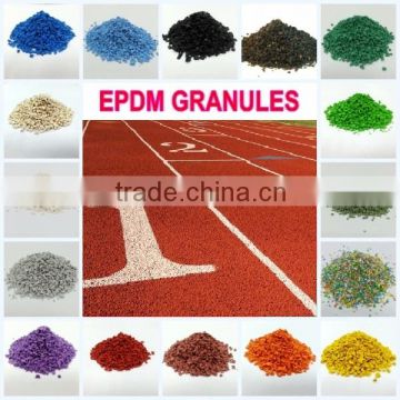 Epdm granules for grass infilling for tennis court, epdm sbr granules, artificial turf grass FN-G-TC01