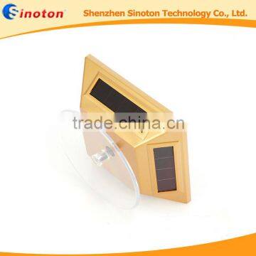 OEM Rotatable solar display, Solar Energy Showcase Rotation Turntable jewelry Display showcase, ABS material 100*100*42mm