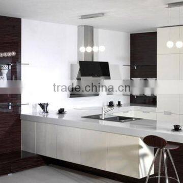 New design modern kitchen cabinet with PVC/UV/glossy