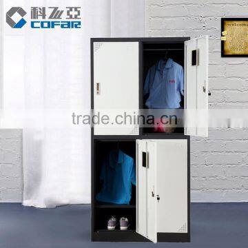 Office Furniture Made In China Steel Metal Wardrobe Sliding Wheel