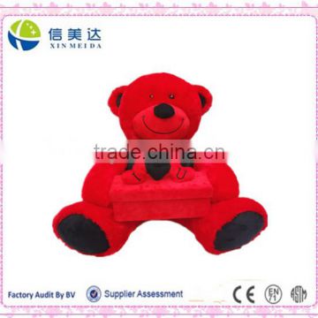 Plush Soft Red Teddy Bear with gift