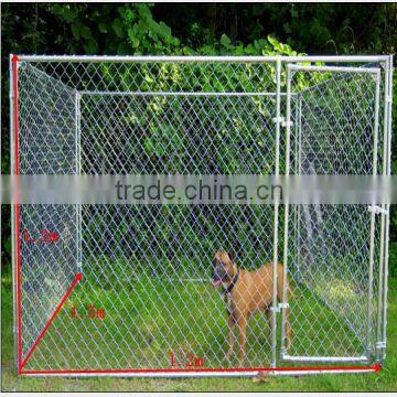 Factory Low price 50*50 mm galvanized chain link fence/chain link dog kennel lowes