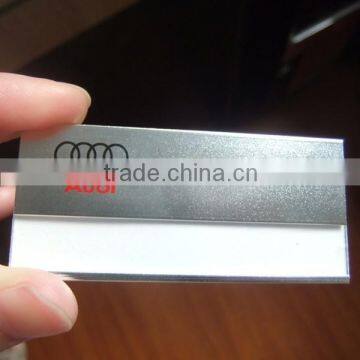 Blank magnetic name badge hot sale