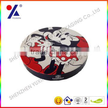 high quality round chocolate candy paper box with different color box