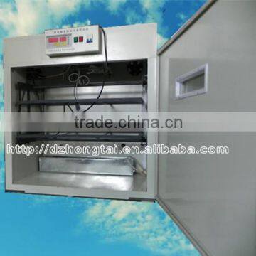 598 chicken eggs incubator/fully automatic top hot designed egg incubator/ top hot incubator