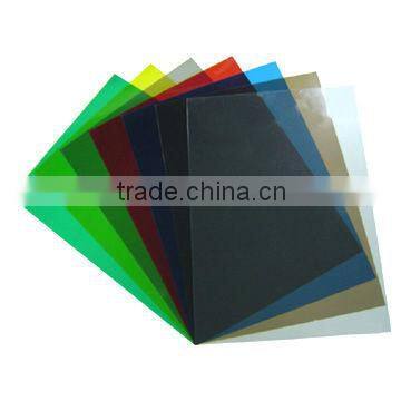 PVC color transparency sheet/pvc book cover roll