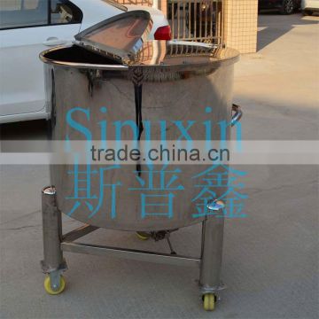 1000L vertical steel storage tank prices/emulsion pot