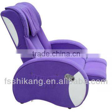 hot sale colorful fabric cheap shiatsu massage chair