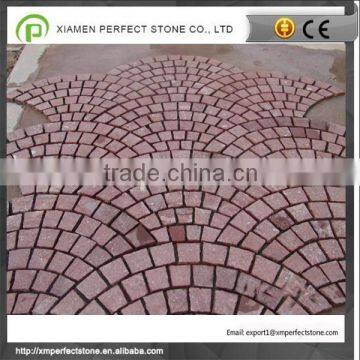 Red granite for wholesale paving stones