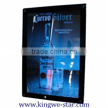 slim advertising led lightbox frame