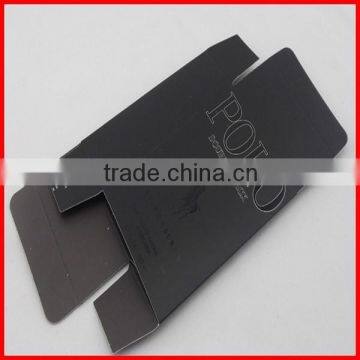 Nice Quality Black Card Paper Box With Custom Logo Hot Sale