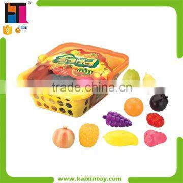 Children Plastic Pretend Play Toy Fruit Set