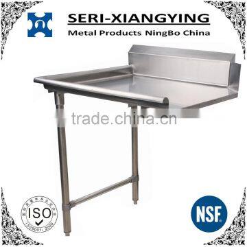 NSF Approval Stainless Steel Clean Dish Table