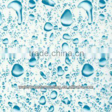 water transfer printing film waterdrop pattern GW7501, width 100cm