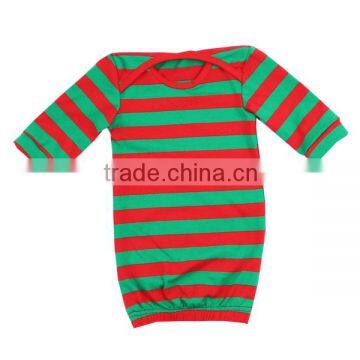 Wholesale 2016 Baby Boutique Clothing Red and Green Strip Kids Christmas Pajamas photo-3