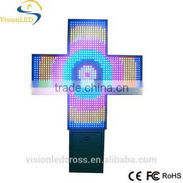 Outdoor High quality LED pharmacy cross with CE