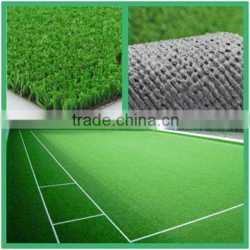 Practical artificial grass for mesh backed floor tiles