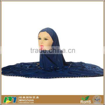 Women Trendy Soft Viscose Pakistani Hijab Scarf With Rhinestone Border