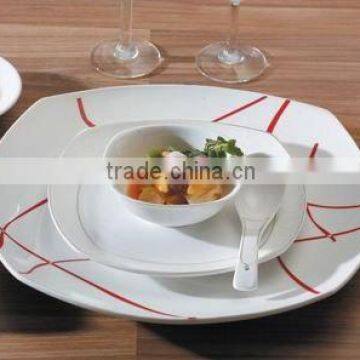 hotel porcelain decal dinnerware set G59