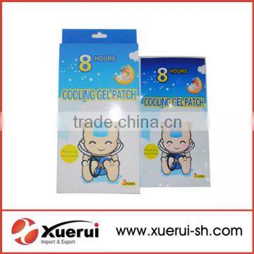 disposable baby fever cooling gel patches, fever cooling patch