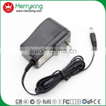 output 12vdc 1a power supply 5v 300ma dc adapter WITH AT/ET/SAA input plug