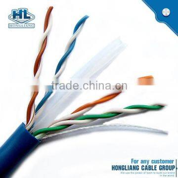 Factory Price bare copper conductor 2x5x0.10mm Cat6 Cat5 Network Cable for Outdoor