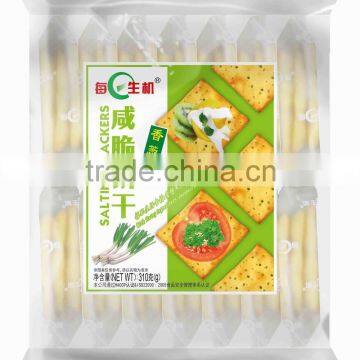 310g Shallot Fla.Saltine Crackers Crispy Biscuit