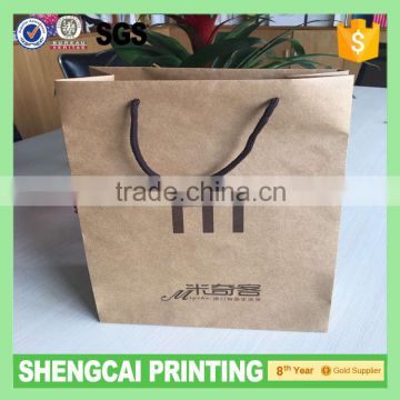 Brown Paper bag kraft with 1c logo